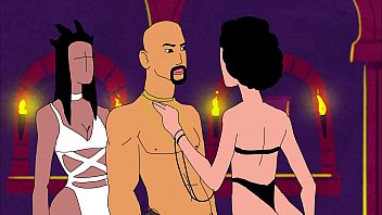 Watch King Noire and Kendal Good in animated erotica with hardcore orgy and dirty talk