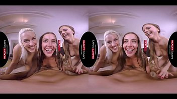 Virtual reality sex with big tits and pierced pussy