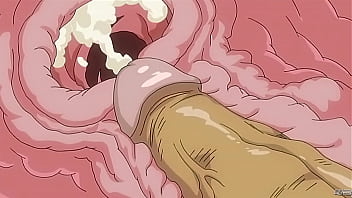 18-year-old teen’s first creampie experience in uncensored hentai cartoon
