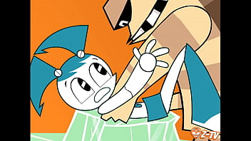 Hardcore gangbang and anal action with a teenage robot by zone